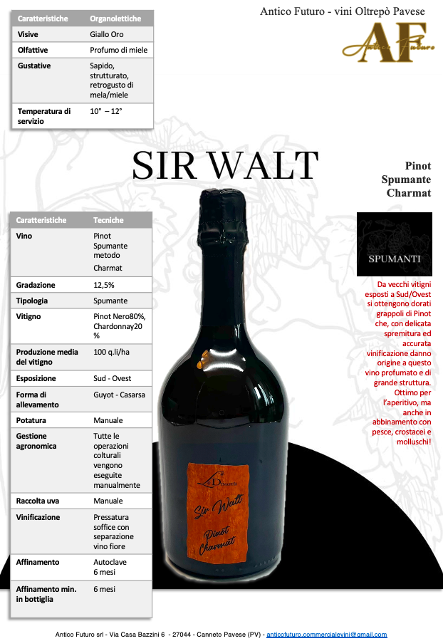 Scheda tecnica Sir Walt